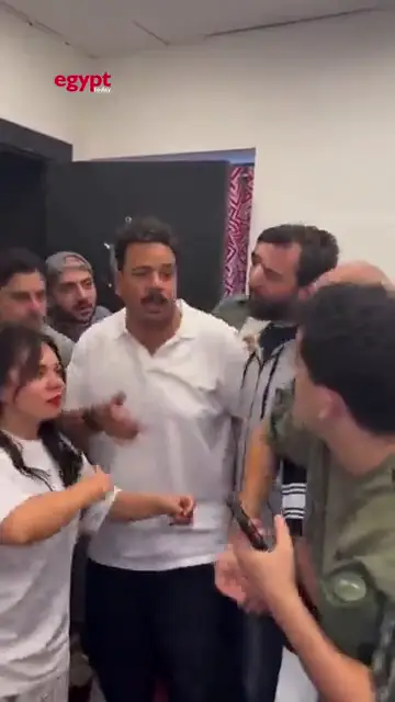 Egyptian actors film their own take
