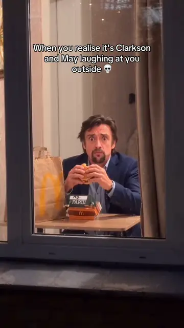 Richard Hammond in the window